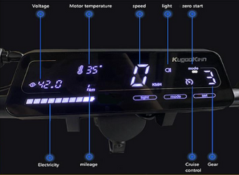 Kukirin G3 Older versions of the display
