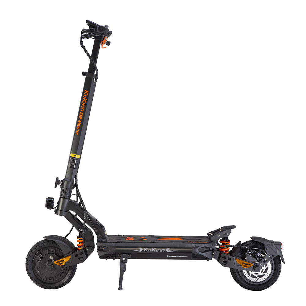 Kukirin G2 Master Electric Scooter 2025 close-up, adult electric scooter fast with 2000W motor and 70km range.