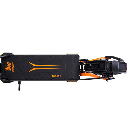 Kukirin G2 Pro adult electric scooter wide anti-slip deck detail for stable riding