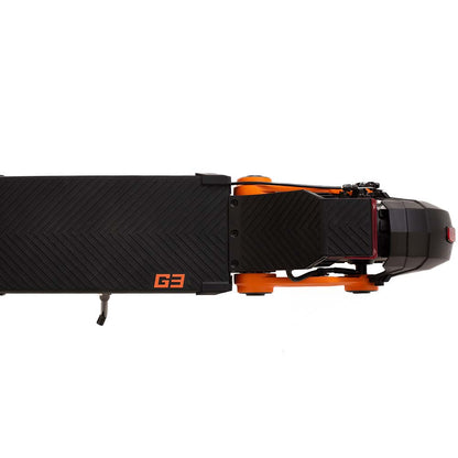 Kukirin G3 adult electric scooter wide anti-slip footboard detail for stable riding