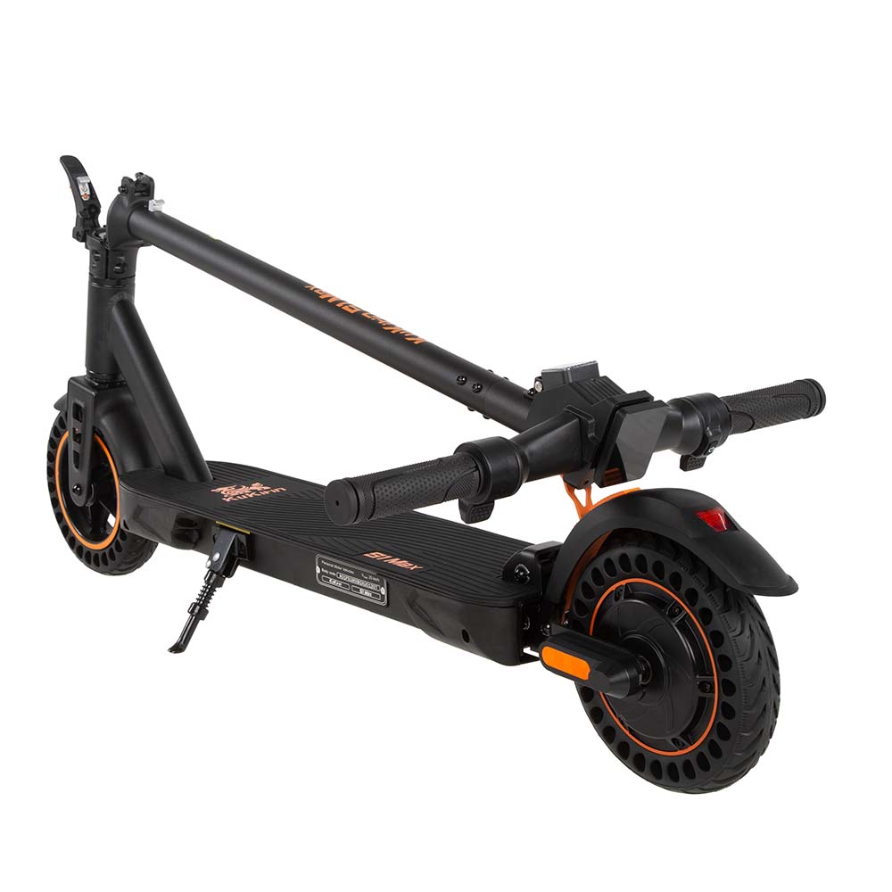 Folded Kukirin S1 Max electric scooter for adults, compact and portable e-scooter